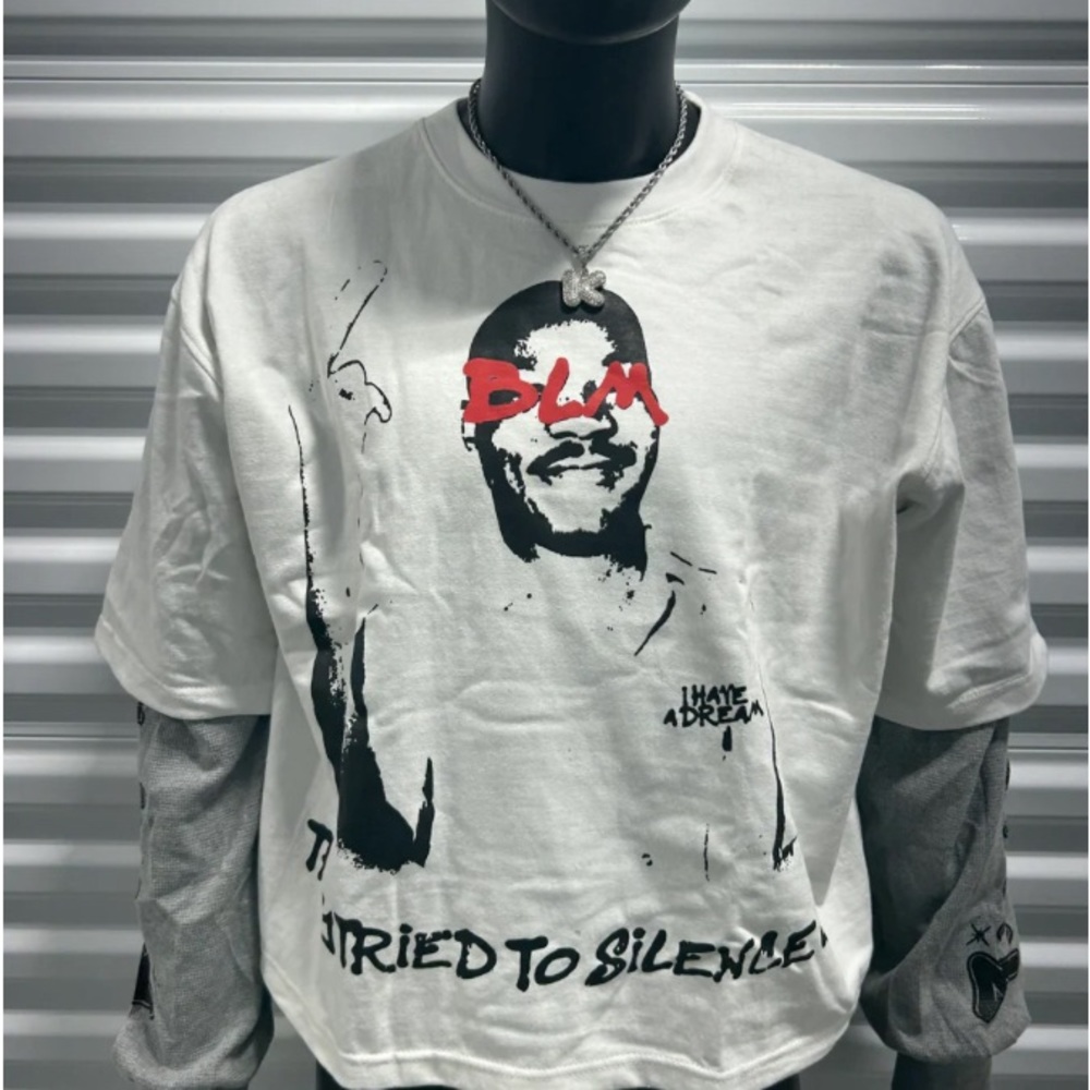 MLK Cropped Shirt